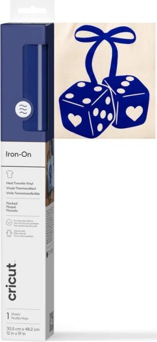 Immagine prodotto Cricut Flocked Iron-On BLUE 30x48cm