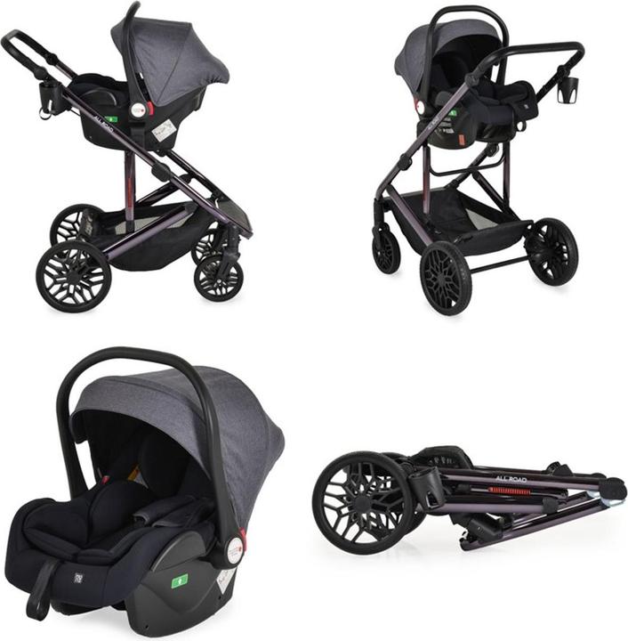 Image du produit Moni poussette combinée 3 en 1