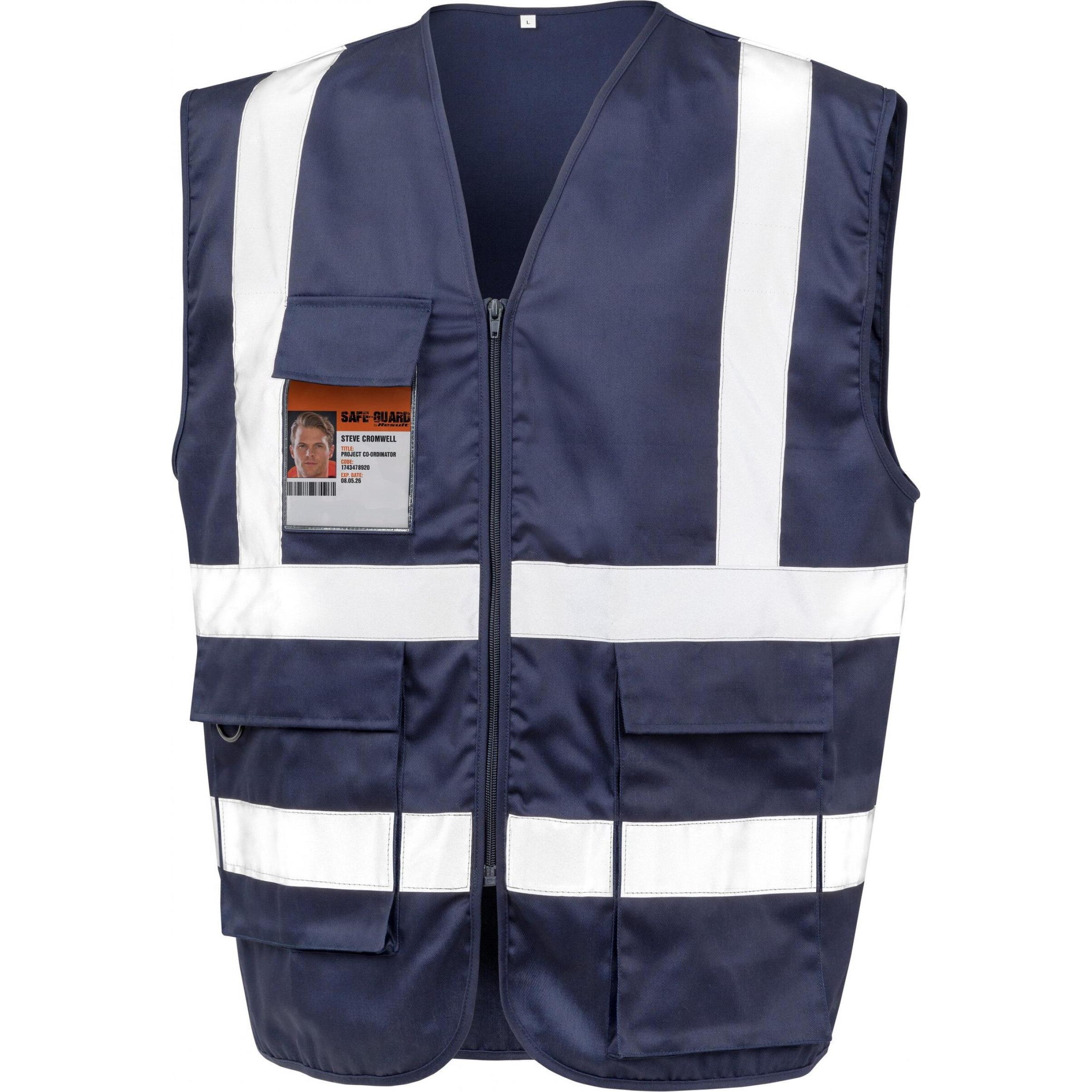 Regatta, Warnweste + Warnshirt, Sicherheitsweste mit Reissverschluss (M)