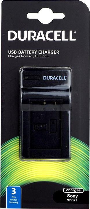 Actual product image Duracell Charger with USB cable for DRSBX1/NP-BX1 (Camera battery charger)