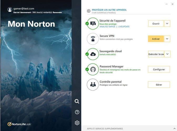 Actual product image Norton 360 For Gamers (3 Devices, 50GB) (1 User, 3 Devices/Users, 12 months)