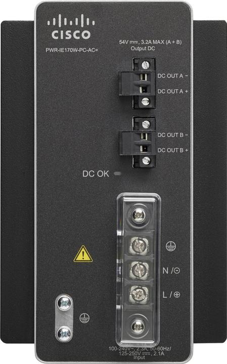 Actual product image Cisco AC-DC Power Module for POE solution - Power supply (DIN rail mounting possible) (170 W)