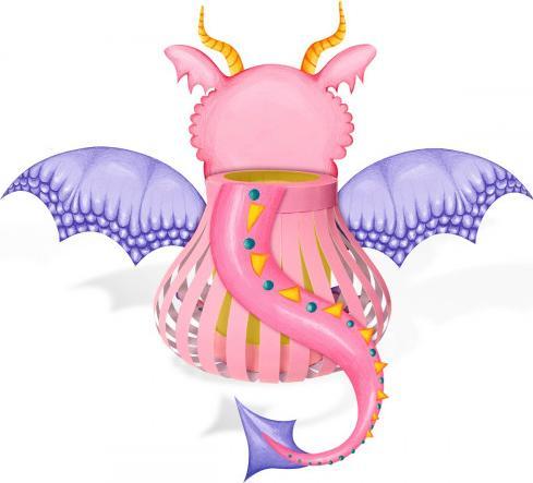 Produktbild Ursus Laternen-Bastelset Drachenlady