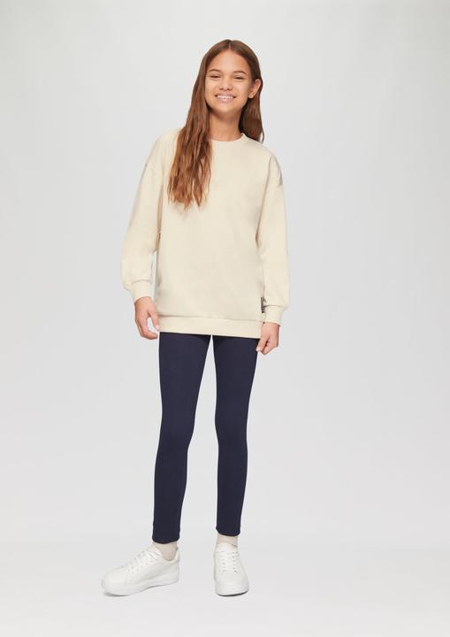 Actual product image S.Oliver Sweatshirt Unisex Sweatshirt mit Rippbündchen und Print (146, 152)
