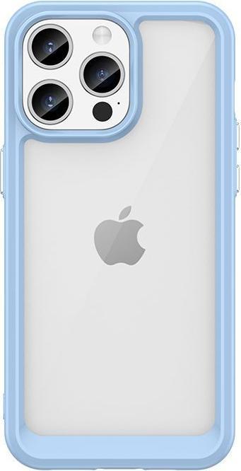 Produktbild Hurtel iPhone 15 Pro Max Outer Space Reinforced Case with Flexible Frame - Blue (Apple iPhone 15 Pro Max)
