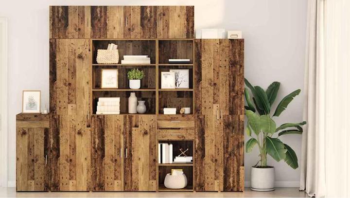 Produktbild vidaXL Modernes Highboard (45 x 42.50 x 185 cm)