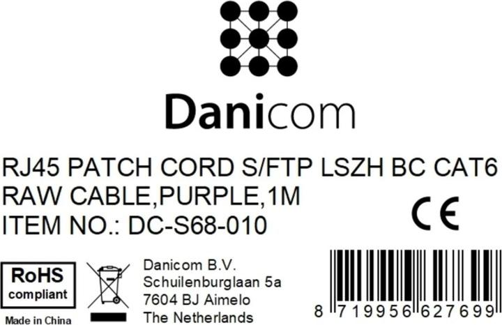 Produktbild Dsit CAT 6 Netzwerkkabel LSOH (CAT6, 1 m)