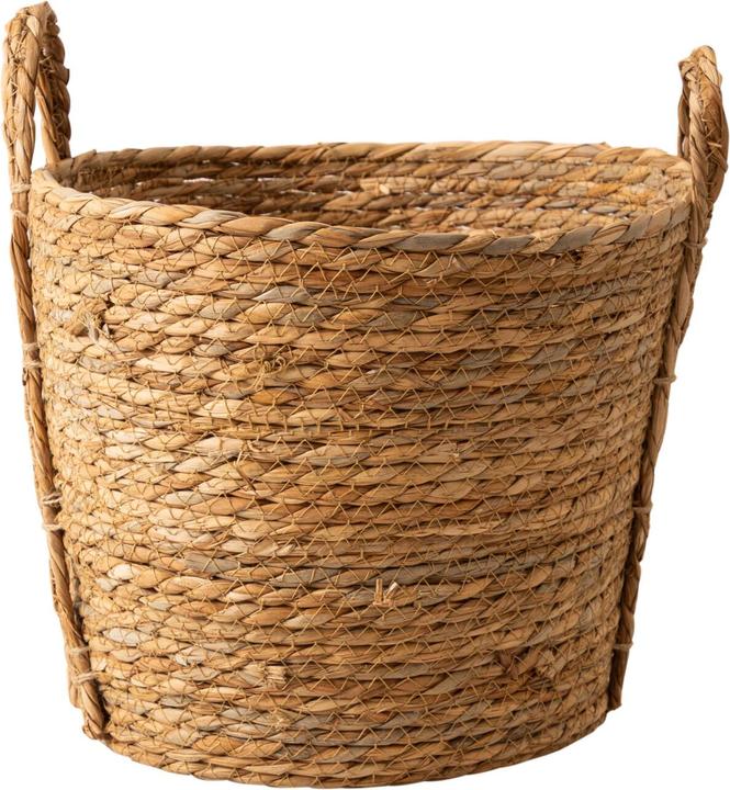 Produktbild Esmée Aufbewahrungskorb aus dunklen Naturfasern, Ø 31 cm x H 26