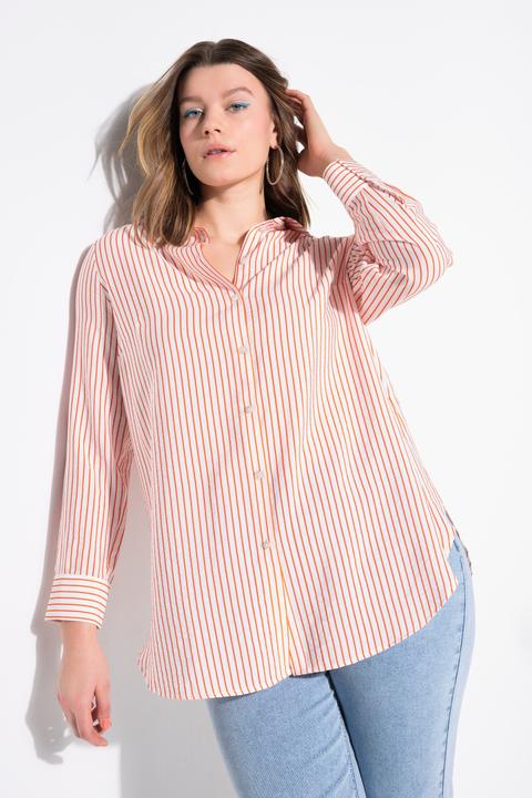 Actual product image Studio Untold Pinstripe Button Down Blouse (46, 48)