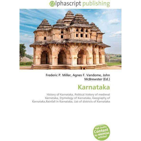 Karnataka, Fachbücher von Agnes F. Vandome, Frederic P. Miller, John McBrewster