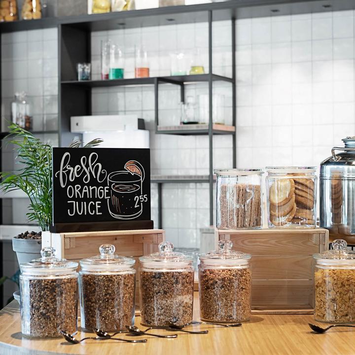 Produktbild Europel Kreidetafel Tischaufsteller, DIN A4 quer, schwarz