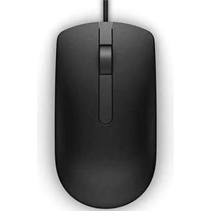 Dell MS116 Mouse ottico USB con cavo, nero, Mouse, Nero