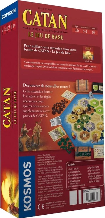 Actual product image CATAN Le jeu de base - Extension (French)