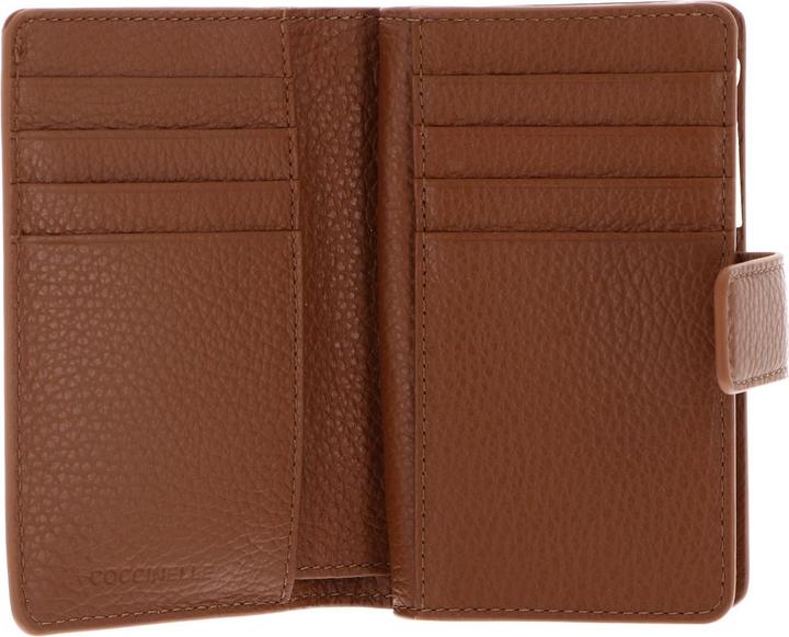 Actual product image Coccinelle Metallic Soft Mini Wallet Grained Leather