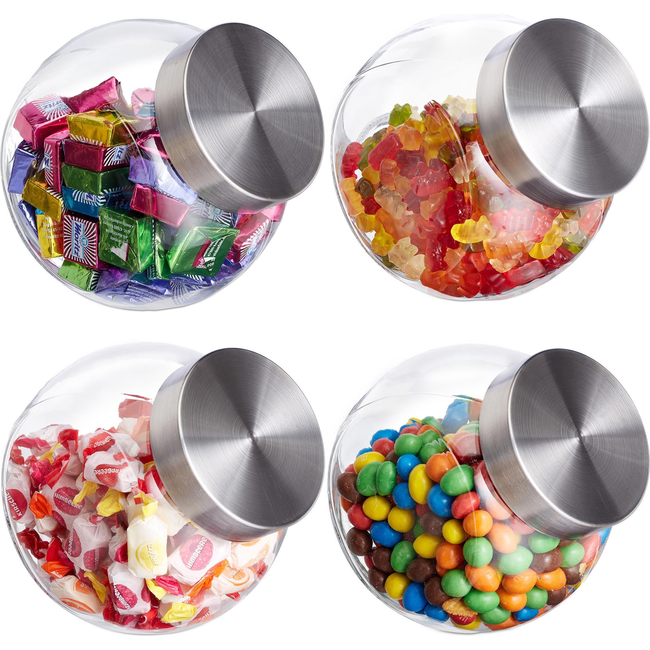 Thumbnail - Relaxdays Bonbongläser, Vorratsbehälter, Transparent