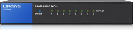Actual product image Linksys Lgs108 (8 Ports)
