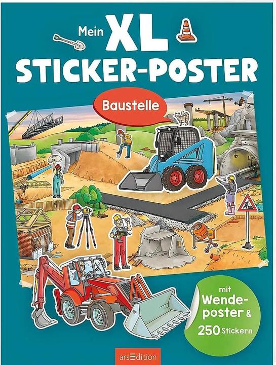 Produktbild Mein XL Sticker-Poster Baustelle (250 Sticker)