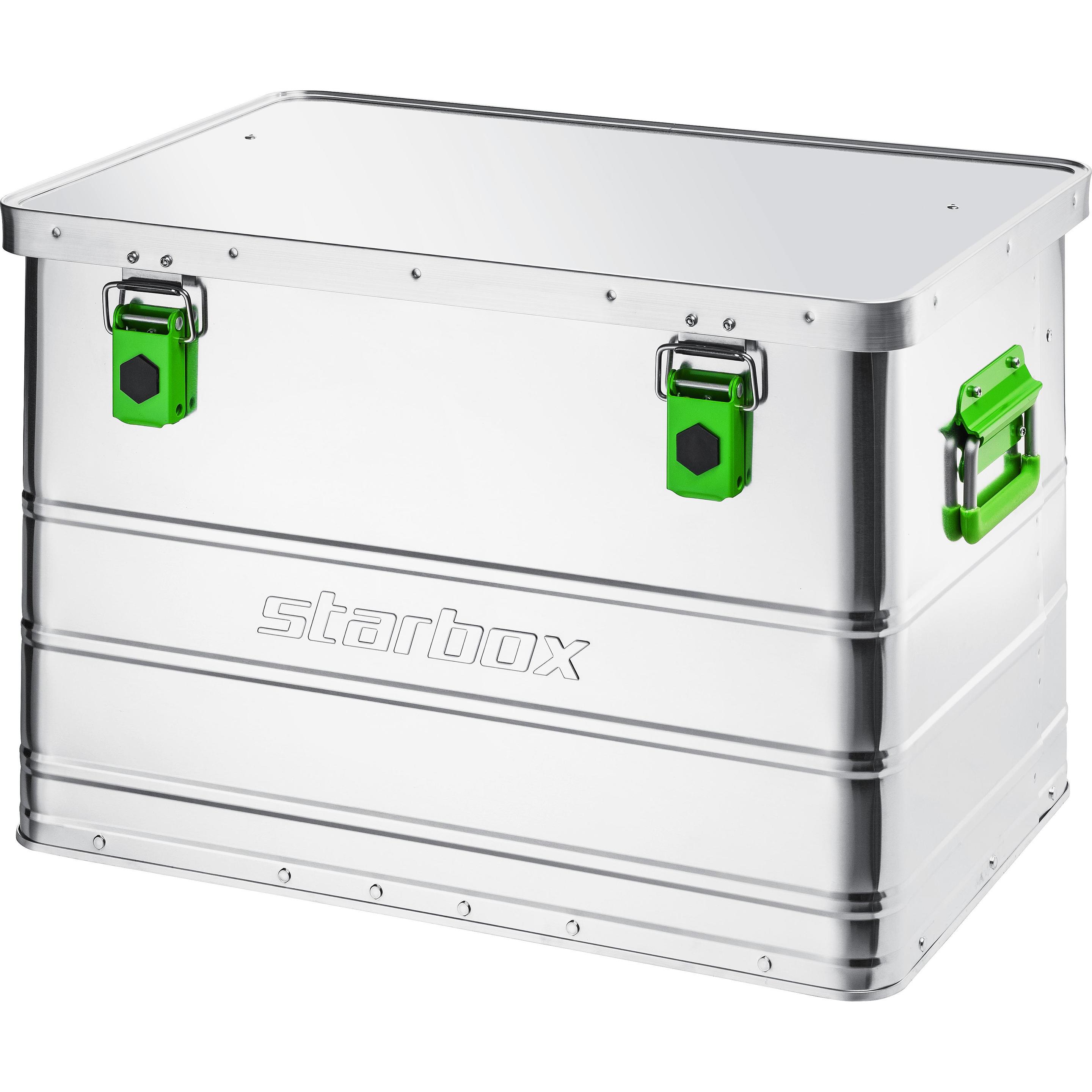 Alutec, Aufbewahrungsbox, Aluminiumbox Starbox 70 (580x385x380mm, staub-/spritzwassergeschützt) (70 l)