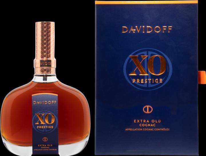 Actual product image Davidoff XO Prestige Extra Old Cognac 40% Vol. 0,7l in gift box