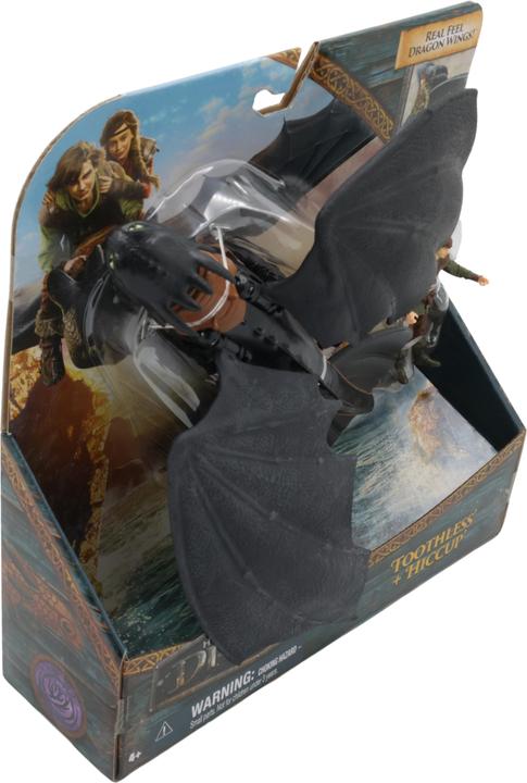 Actual product image Spin Master Dragons - Movie Viking & Dragon - Toothless & Hiccup