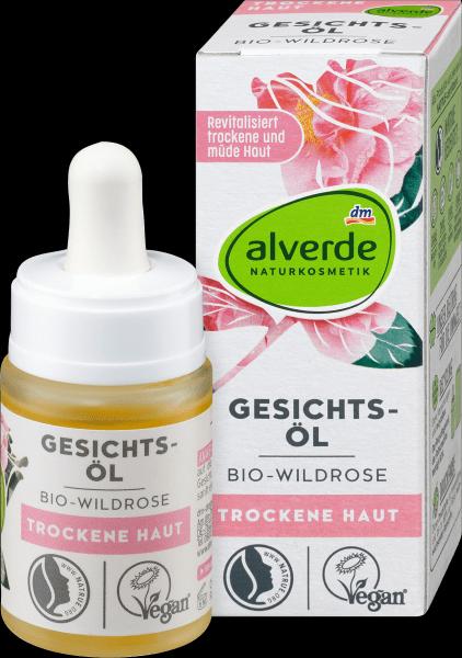 dm alverde Gesichts-Öl Bio-Wildrose (15 ml, Gesichtsöl)