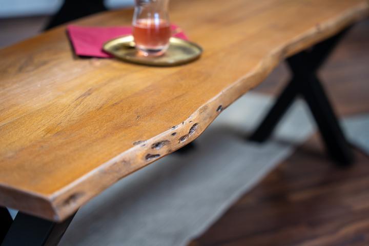 Actual product image SAM NOAH solid acacia tree edge (220 cm)