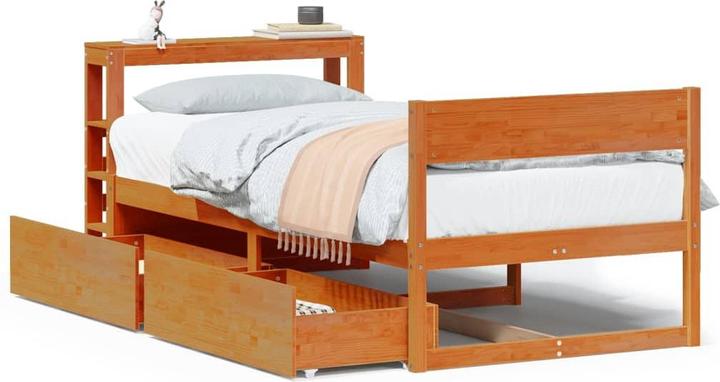Actual product image vidaXL Bettgestell (90 x 200 cm)