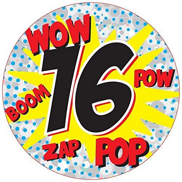 Produktbild Generic PartyButton 16. Geburtstag