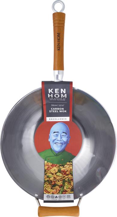 Image du produit Ken Hom Excellence (32 cm, Wok, Acier au carbone)