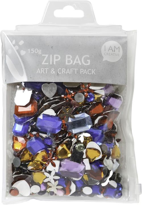 Image du produit I Am Creative Sac zip pierres précieuses