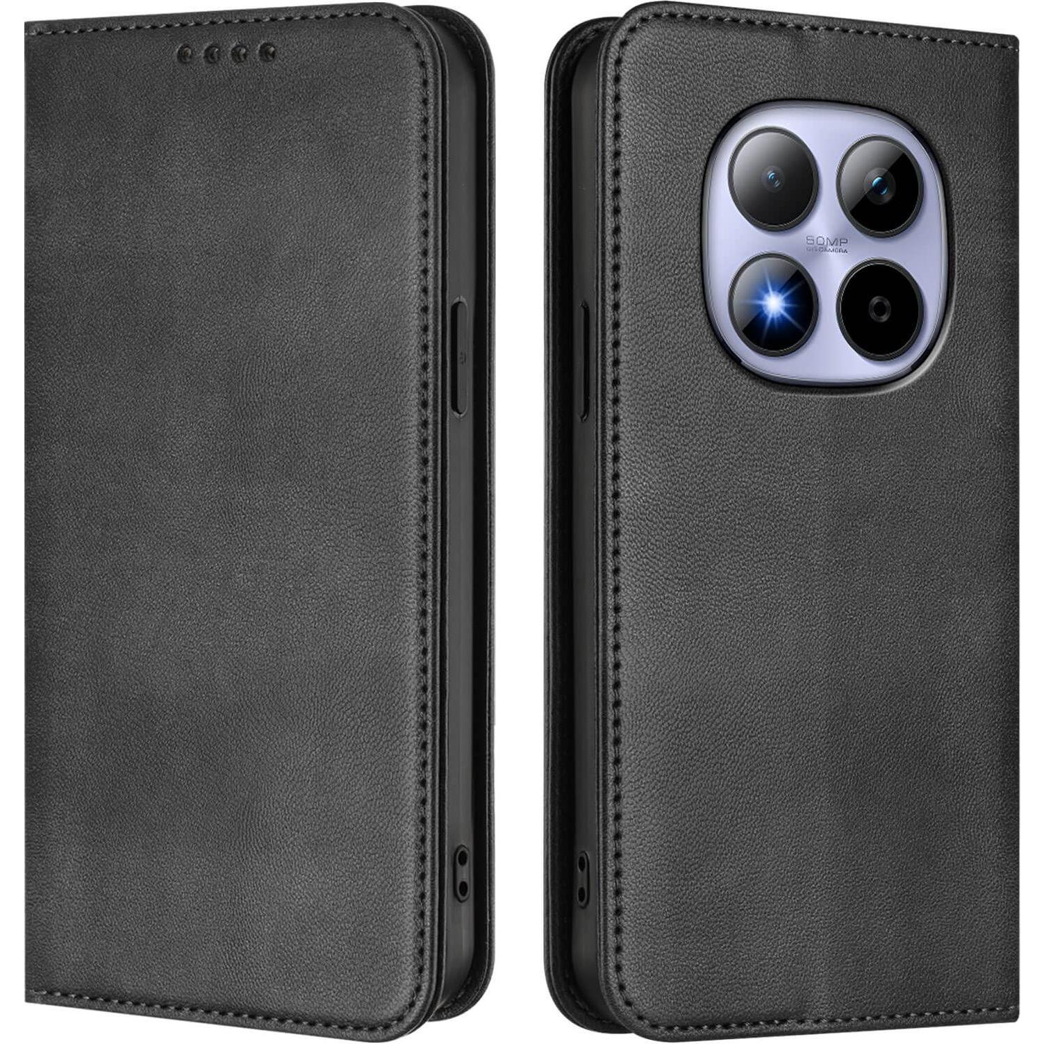 Cover-Discount Xiaomi Redmi Note 15 Pro 5G - Vintage Flip Case (Xiaomi Redmi 15 5G), Cover smartphone, Nero