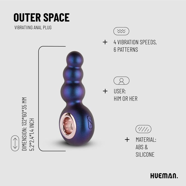 Image du produit Hueman Outer Space vibrierender Analplug