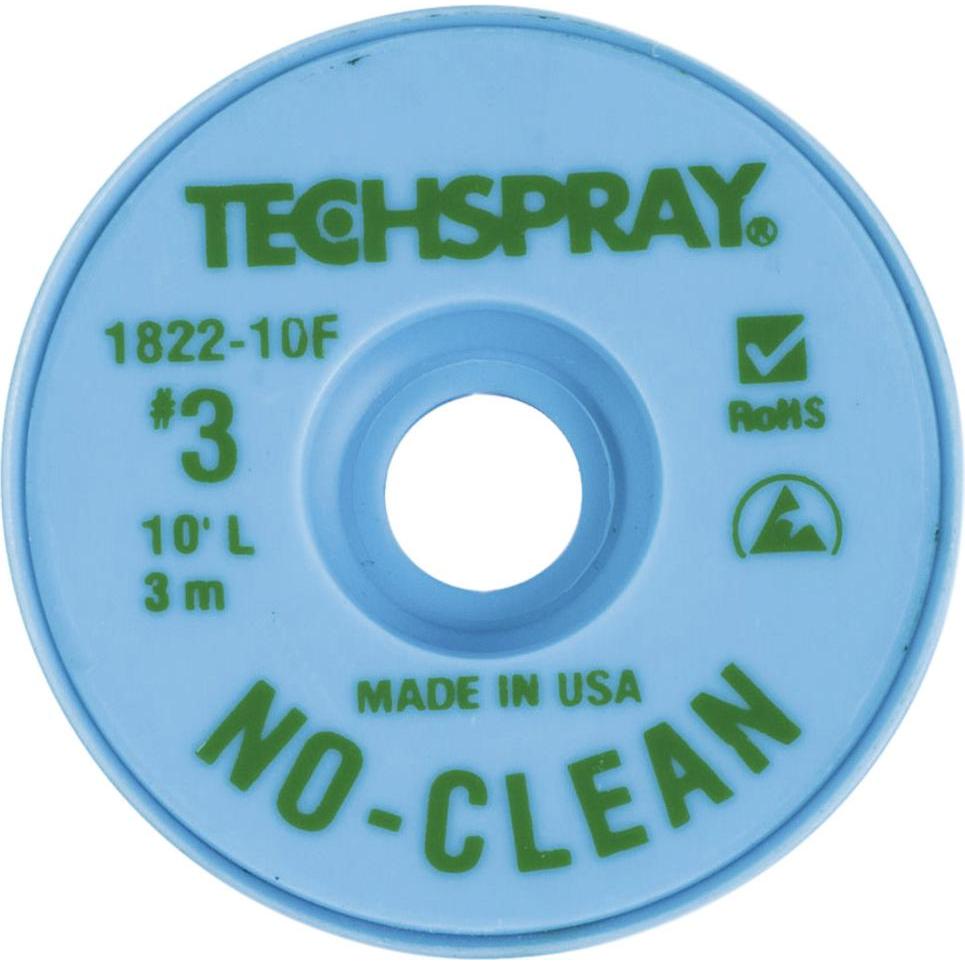 Thumbnail - Techspray Entlötlitze No-Clean, 1,9 mm, 3,0 m, grün (Entlötlitze), Lötgerät Zubehör, Grün