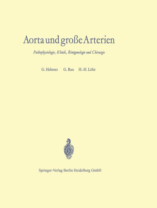 Produktbild Aorta und grosse Arterien (Deutsch, G. Rau, Georg Heberer, H.-H. Löhr, 2014)