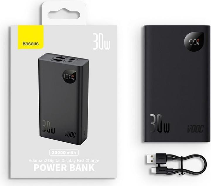 Image du produit Baseus Adaman 2 (20000 mAh, 30 W, 76 Wh)