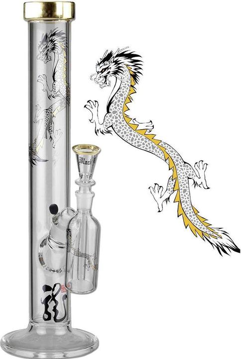 Produktbild Black Leaf Glasbong Dragon mit Vorkühler