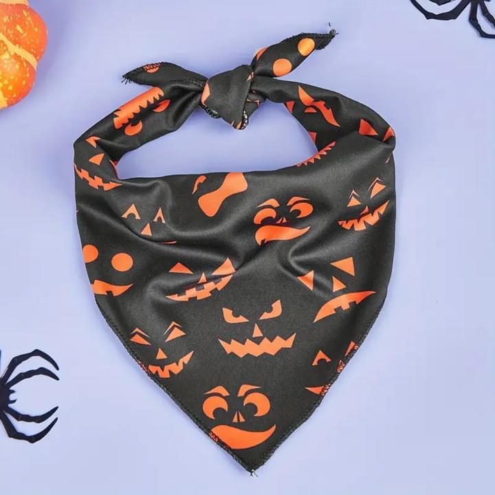 Image du produit Suba Bandanas d’Halloween pour Chiens (L, Bandana pour chien)