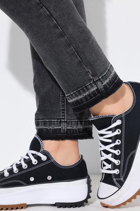 Produktbild Ulla Popken Jeans Sarah, Fransensaum, schmales Bein, Komfortbund (46)