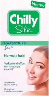 Immagine prodotto Chilly’s Strisce di cera per il viso Chilly Silx per pelli normali 20 pezzi (1 x, 980 g)