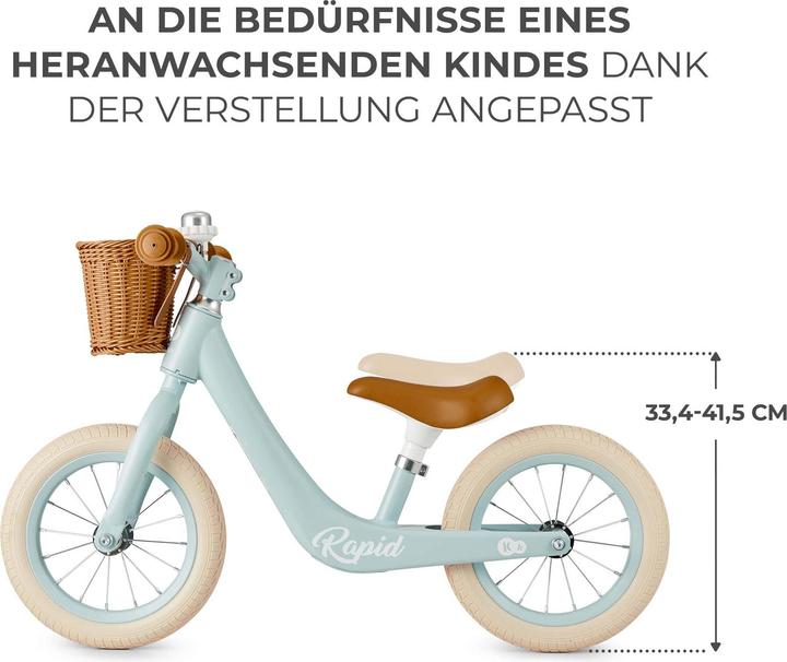 Produktbild KinderKraft Laufrad RAPID 2 BLUE BREEZE (11.81")