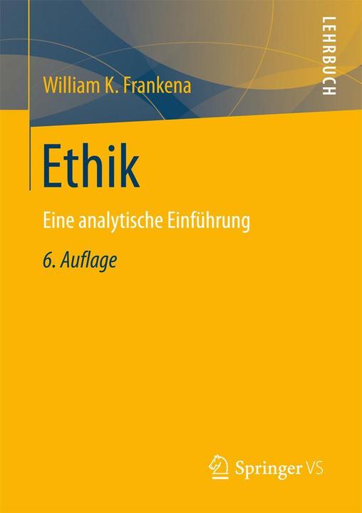 Produktbild Ethik (Deutsch, William K. Frankena, 2016)