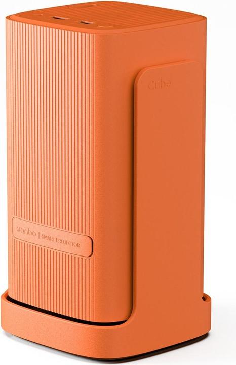 Actual product image Wanbo CUBE 1 PROJECTOR, CANYON ORANGE, ANDROID TV 11, 200 ISO LUMEN, 720P, WPF14 (HD, 350 lm)