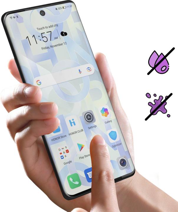 Actual product image Bigben Connected Glass screen protector (1 Piece, Honor 50)
