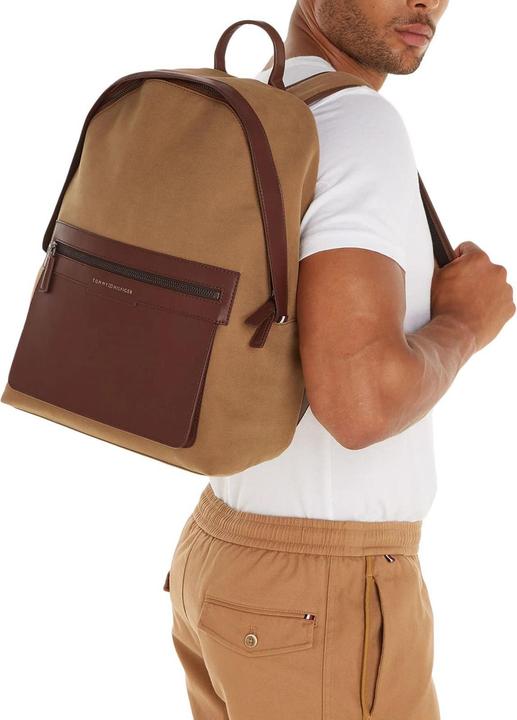 Actual product image Tommy Hilfiger Cowhide Leather Backpack