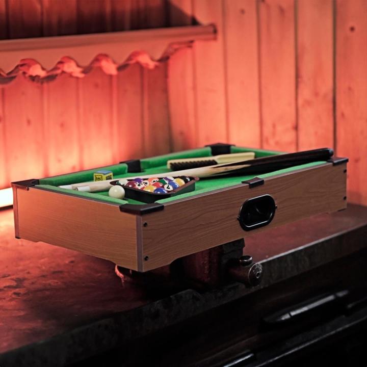 Image du produit Games Planet Mini billard NANO + accessoires, foncé