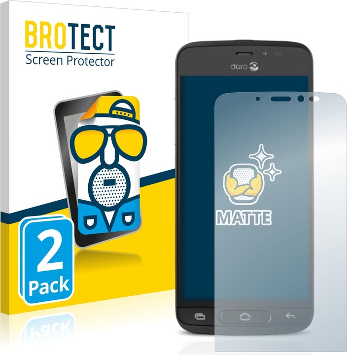 Produktbild BROTECT Entspiegelungsfolie Displayschutz Displayschutzfolie Folie Matt (2 Stück, Doro 8040)