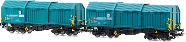 Actual product image Piko SBB 2er Set Teleskophaubenwg. C mit Y25-Drehgestellen Ep VI (Track VI)