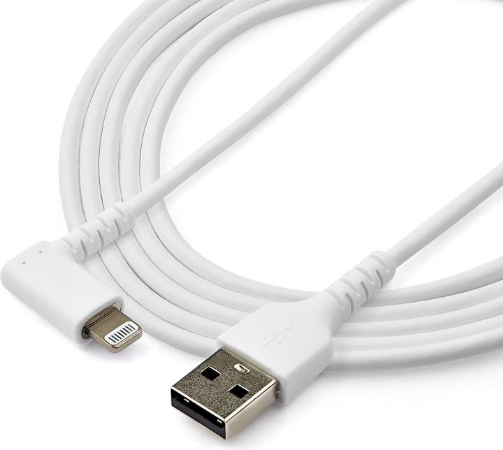 Image du produit StarTech .com RUSBLTMM2MWR Câble Lightning vers USB coudé de 2,0m (2 m, USB 2.0)
