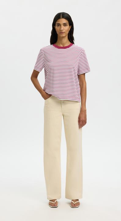 Produktbild Selected Slfessential Ss Striped Boxy Tee Noos (S)