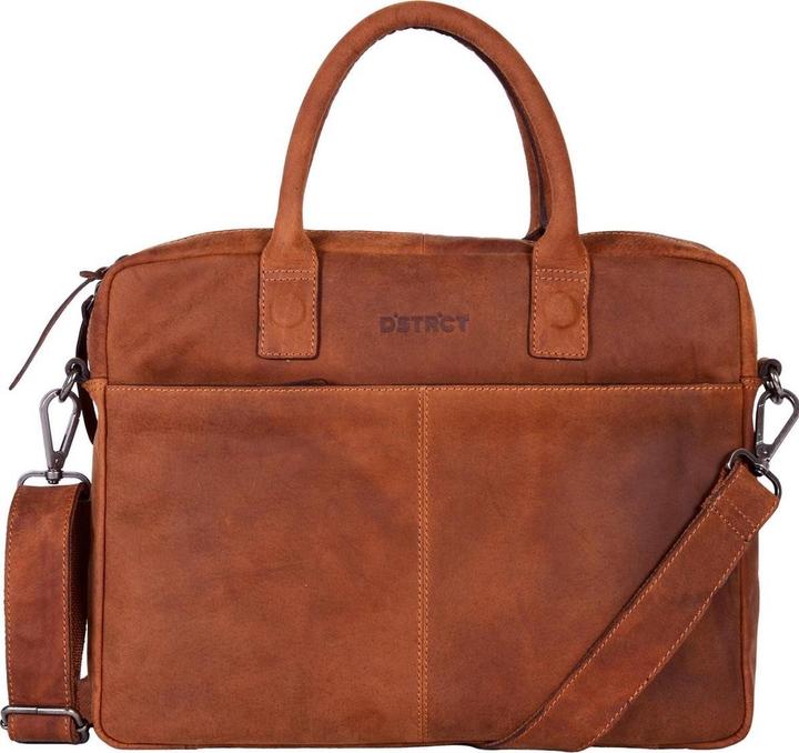 DSTRCT Wall Street Leder -Laptop -Tasche - 15,4 Zoll - Cognac (15.40")